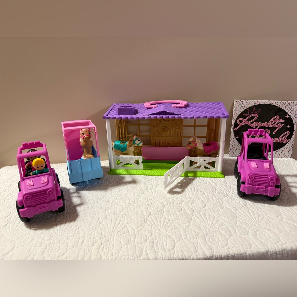 Pink and Purple Kids Toy Playset